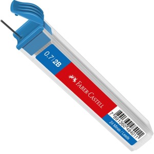 Grafite 0.7mm 2B - Tubo com 24 Minas Faber Castell