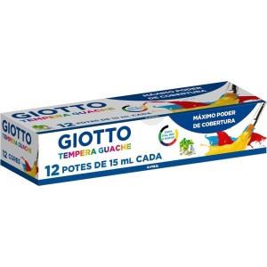 Tempera Guache 12 Cores Giotto