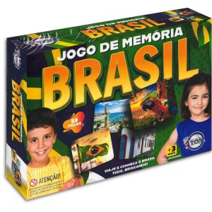 Jogo da Memória - Brasil 12200 Toia Brinquedos