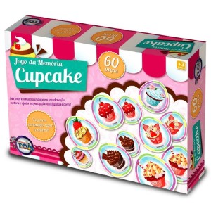Jogo da Memória - Cupcake 12135 Toia Brinquedos