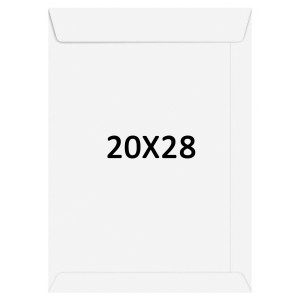 Envelope 20cm x 28cm - Branco c/250 Scrity