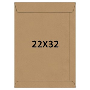 Envelope 22cm x 32cm - Kraft Natural c/250 Scrity