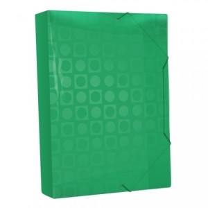 Pasta com Elástico 55mm Decorada Verde 305VD DAC