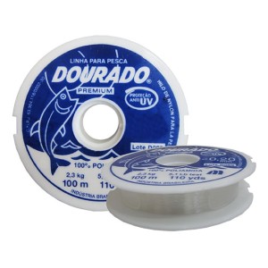 Fio de Nylon 0.35mm c/100 Metros Dourado Mazzaferro