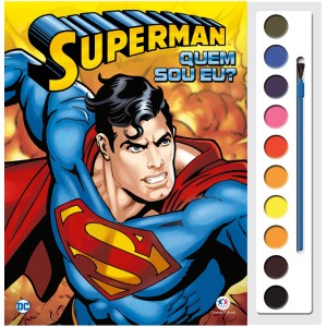 Livro com Aquarela - Superman Ciranda Cultural