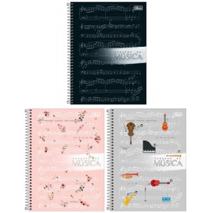 Caderno de Música 80 Folhas Tilibra